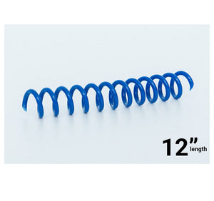 20mm - 32mm  |  Royal Blue 12" BINDAPLY Plastic Coil 4:1 Pitch