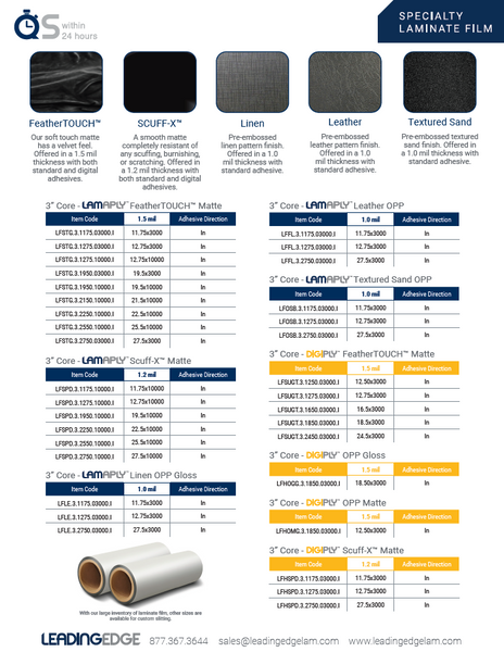 Trade Film Brochure