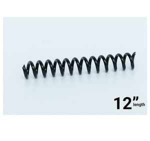 6mm - 18mm |  Black 12" BINDAPLY Plastic Coil 4:1 Pitch - 100/box